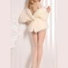 Ballerina Dotted Seam Bridal Tights -Fun Shop 381 1 ivory mayfair