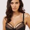 Playful Promises Fallon Plunge Bra -Fun Shop FallonBlackLacePlungeBra Mayfair Stockings 14