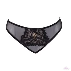 Bluebella Addison Black/Rose Thong -Fun Shop Mayfair Stockings addison thong black IM 01