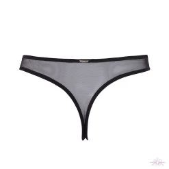 Bluebella Addison Black/Rose Thong -Fun Shop Mayfair Stockings addison thong black IM 02