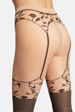 Wolford Flora Tights -Fun Shop Mayfair Stockings14839 8641 5 5