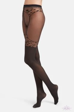 Wolford Flora Tights -Fun Shop Mayfair Stockings14839 9180 2 8
