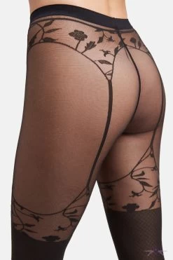 Wolford Flora Tights -Fun Shop Mayfair Stockings14839 9180 5 11