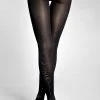 Wolford Logo Script Crystal Tights -Fun Shop Mayfair Stockings14843 8142 200 002 B X B2B 1