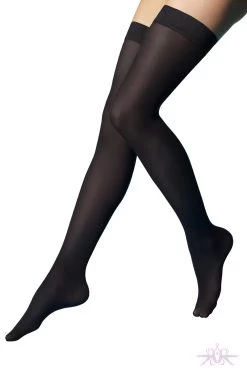 Le Bourget Microfibre 50D Hold Ups -Fun Shop Mayfair Stockings1RP1 NOIR Edit 1