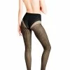 Falke Houndstooth Tights 1 Falke Houndstooth Tights -Fun Shop Mayfair Stockings40664 4169 rearview 6