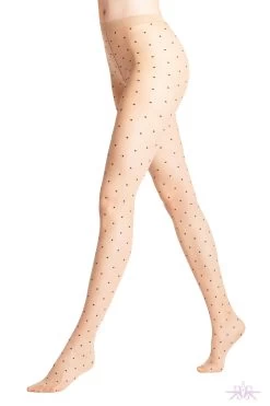 Falke Dot 15 Sheer Tights -Fun Shop Mayfair Stockings40668 4169 03 7