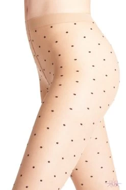 Falke Dot 15 Sheer Tights -Fun Shop Mayfair Stockings40668 4169 04 6