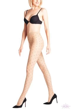 Falke Dot 15 Sheer Tights -Fun Shop Mayfair Stockings40668 4169 05 3