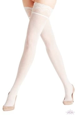 Falke Pure Dot Hold Ups -Fun Shop Mayfair Stockings42095 2209 03 8