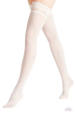 Falke Pure Dot Hold Ups -Fun Shop Mayfair Stockings42095 2209 04 12
