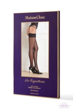 Maison Close Sheer Stripe Stockings -Fun Shop Mayfair Stockings608632 pack 1