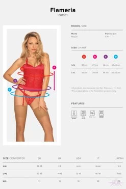 Obsessive Flameria Corset -Fun Shop Mayfair StockingsFlameria corset 7