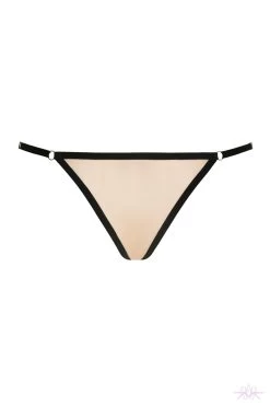Atelier Amour Insoutenable Legerete Nude/Black Tanga -Fun Shop Mayfair StockingsIL23 KBACK 2