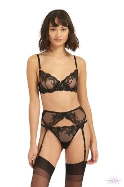 Bluebella Marseille Black Bikini Brief 11 Bluebella Marseille Black Bikini Brief -Fun Shop Mayfair StockingsMarseilleBra BriefandSuspender A 57