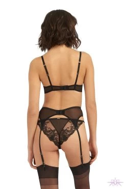 Bluebella Marseille Black Bikini Brief 13 Bluebella Marseille Black Bikini Brief -Fun Shop Mayfair StockingsMarseilleBra BriefandSuspender C 56