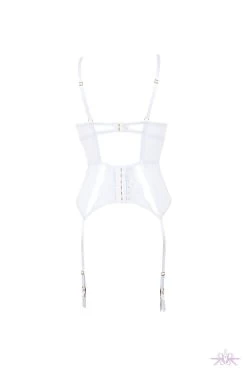 BLUEBELLA Bluebela Marseille White Basque -Fun Shop Mayfair StockingsMarseilleWiredBasqueWhite0213347 6