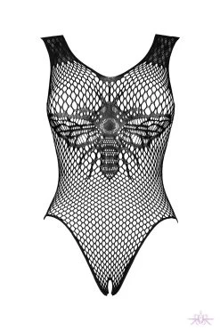 Obsessive Black Bee Open Bodysuit -Fun Shop Mayfair StockingsObsessive B134 teddy packshot 2