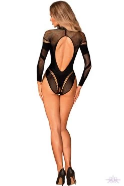 Obsessive Long Sleeved Open Bodysuit -Fun Shop Mayfair StockingsObsessive B135 teddy awb 6