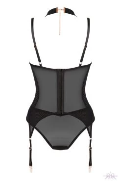Obsessive Brasica Black Corset And Briefs -Fun Shop Mayfair StockingsObsessive brasica corset pwb 6