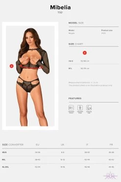 Obsessive Mibelia Black Top -Fun Shop Mayfair StockingsObsessive mibelia top 25