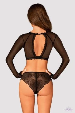 Obsessive Mibelia Black Top -Fun Shop Mayfair StockingsObsessive mibelia top frb 7