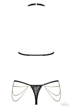 Obsessive Pantheria Chain 2 Piece Set -Fun Shop Mayfair StockingsObsessive pantheria set back packshot 1500x1120 7