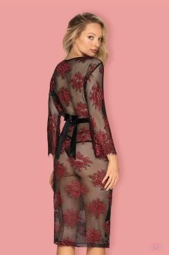 Obsessive Redessia Lace Peignoir -Fun Shop Mayfair StockingsObsessive redessia peignoir back 3