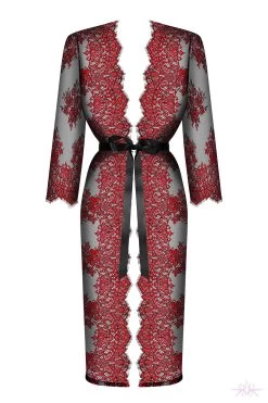 Obsessive Redessia Lace Peignoir -Fun Shop Mayfair StockingsObsessive redessia peignoir packshot 35