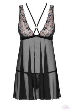 Obsessive Floral Babydoll -Fun Shop Mayfair StockingsObsessive 873 BAB 1 packshot 4