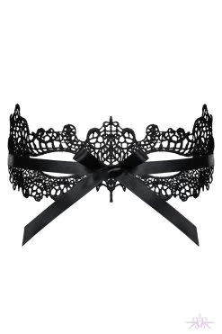 Obsessive Black Lace Mask -Fun Shop Mayfair StockingsObsessive A701 back packshot 1