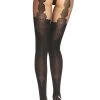 Livco Corsetti Renitana Black Opaque Tights -Fun Shop Mayfair Stockings bg 01ea4e2563 1673 2