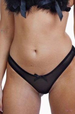 Playful Promises Bettie Page Powder Puff Black Brief -Fun Shop Mayfair Stockingsbettie page lingerie core brief bettie page powder puff brief black 15567274278960 1024x1024 2