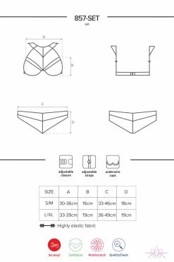 Obsessive Pearl Halter Neck Lace 2 Piece Set -Fun Shop Mayfair Stockingseng 857 set 19