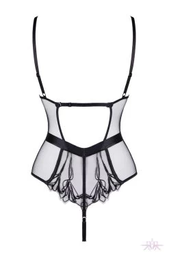 Jolidon Supreme Black Lace Bodysuit -Fun Shop Mayfair Stockingsh2245 h2245.neg 2 2 99