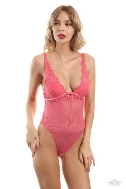 Jolidon Angels Pink Lace Bodysuit -Fun Shop Mayfair Stockingsh2251 h2251.roz 1 33