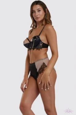 Playful Promises Anaise High Waist Brief -Fun Shop Mayfair Stockingsplayful promises bra playful promises anaise black quarter cup bra 28923478736944 2048x2048 11 2a648ccb 8827 415f 9ffd f71a4455985d
