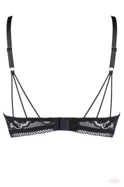 Jolidon Rock DJ Black Push Up Bra -Fun Shop Mayfair Stockingss2237 s2237.neg 2 68