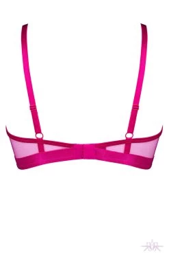 Jolidon Supreme Lace Underwired Pink Bra -Fun Shop Mayfair Stockingss2244 s2244.roz 2 120
