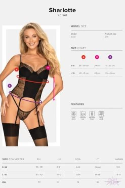 Obsessive Sharlotte Corset And Thong -Fun Shop Mayfair Stockingssharlotte corset 01 9