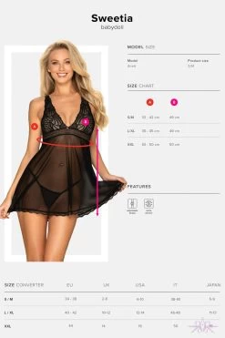 Obsessive Sweetia Babydoll And Thong -Fun Shop Mayfair Stockingssweetia babydoll 01 9