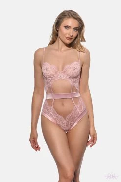 Prelude Marlene Pink Bodysuit -Fun Shop Mayfair Stockingsyh306 2 13