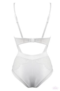 Prelude Marlene White Bodysuit -Fun Shop Mayfair Stockingsyh306 yh306.alb 2 45