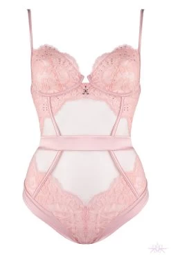 Prelude Marlene Pink Bodysuit -Fun Shop Mayfair Stockingsyh306 yh306.roz 1 39