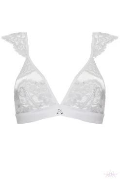Prelude Marlene White Triangle Bra -Fun Shop Mayfair Stockingsys303 ys303.alb 1 61