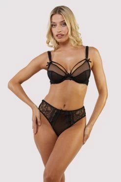 Playful Promises Fallon Midi Brief -Fun Shop playful promises brief fallon black lace and mesh midi brief 30295061528624 2000x 91ce1176 0ae5 4544 9d69 4880597e79b1
