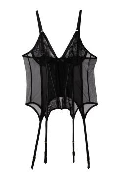Playful Promises Fallon Basque -Fun Shop playful promises corsets waspies fallon black lace and mesh basque 30244677353520 2000x 3f40d8cb d930 4008 827a 374a09be2350
